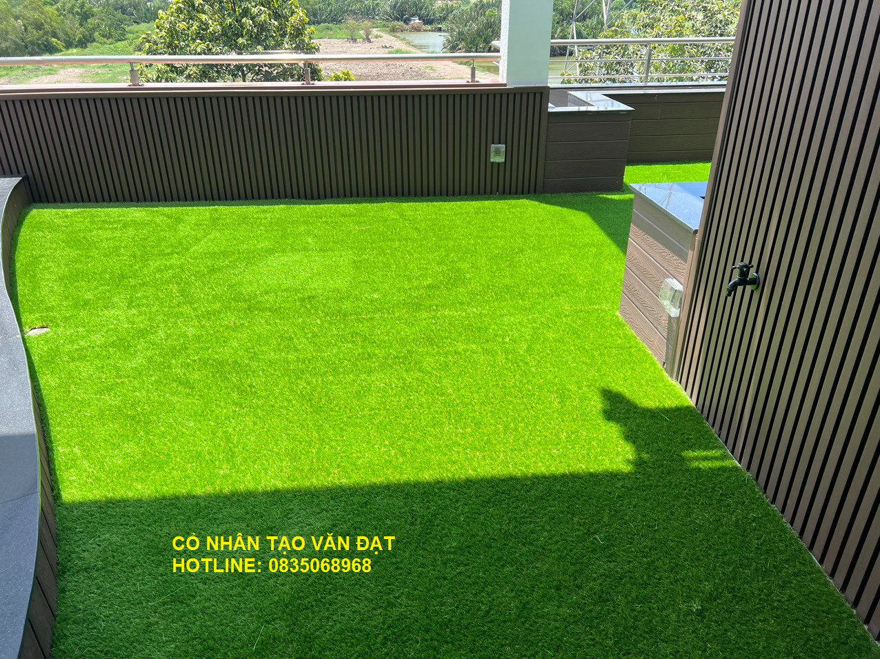 3 mẫu thảm cỏ nhân tạo 1cm