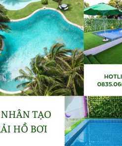 CỎ NHÂN TẠO TRẢI HỒ BƠI
