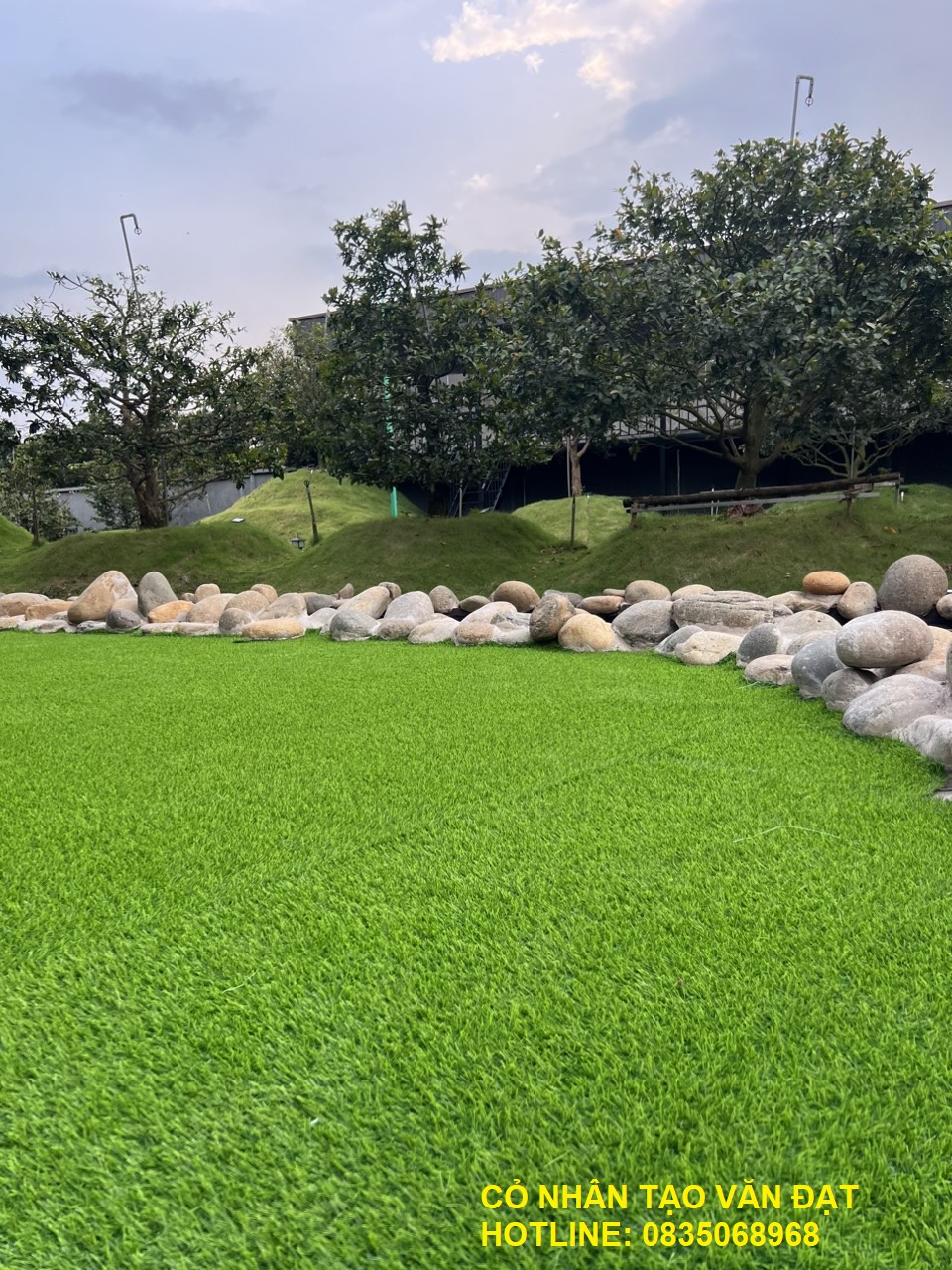Ứng dụng cỏ nhân tạo làm tiểu cảnh - Cỏ Nhân Tạo Văn Đạt