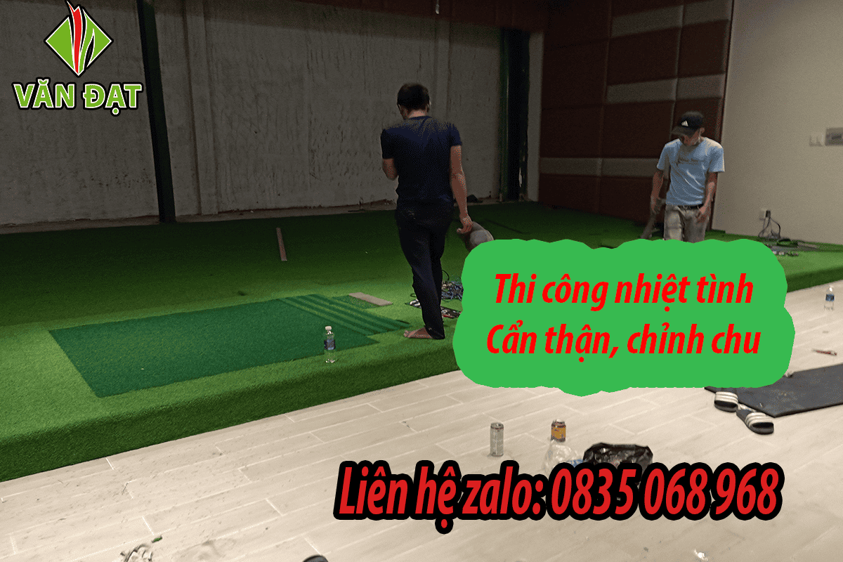 Thi công phòng tập Golf 3D chất lượng tốt nhất