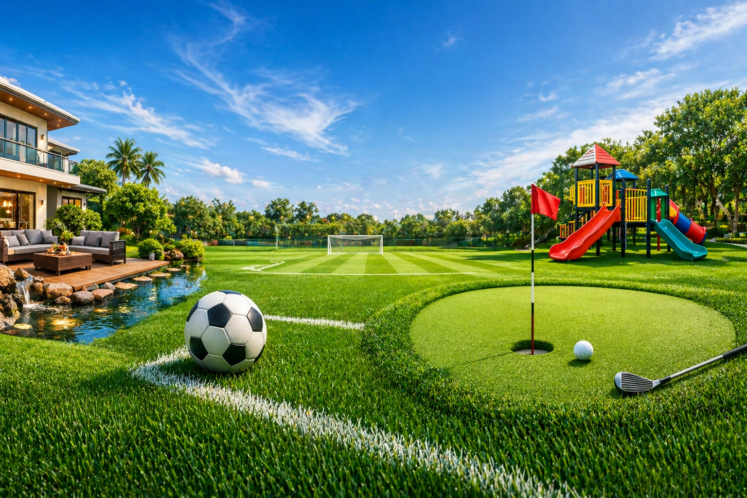 cỏ nhân tạo văn đạt baner