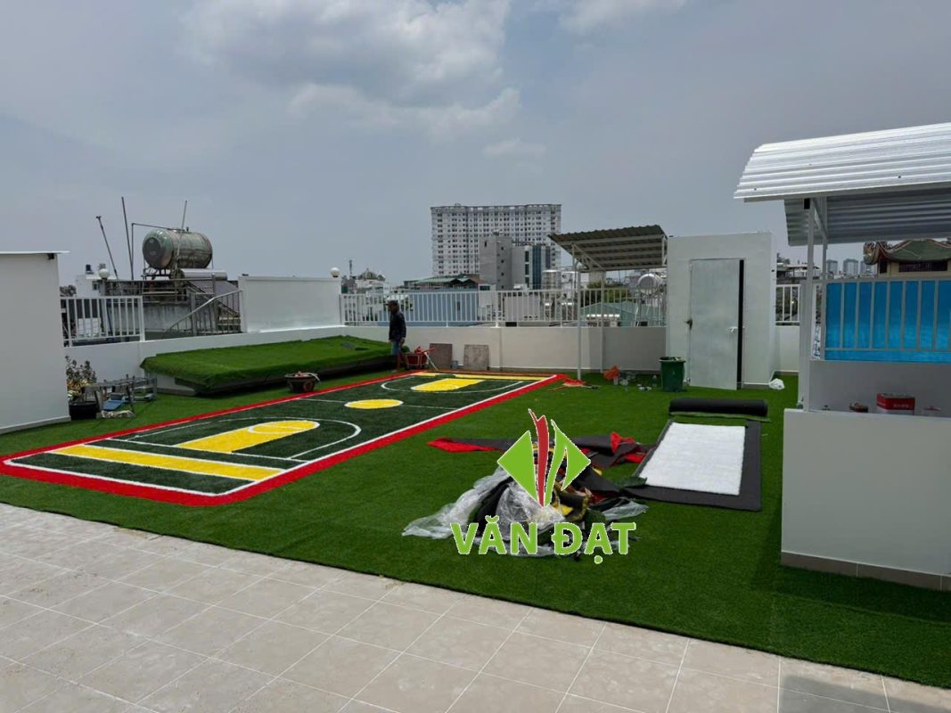 công trình cỏ nhân tạo thực tế